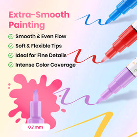 beetles Gel Polish Nail Art Pens being used for nail art