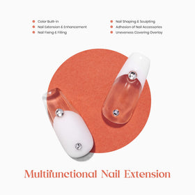 beetles Gel Polish Nail Extension Gel application process