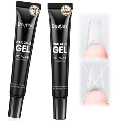 beetles Gel Polish Nail Glue Gel 2-Pack 20g front view