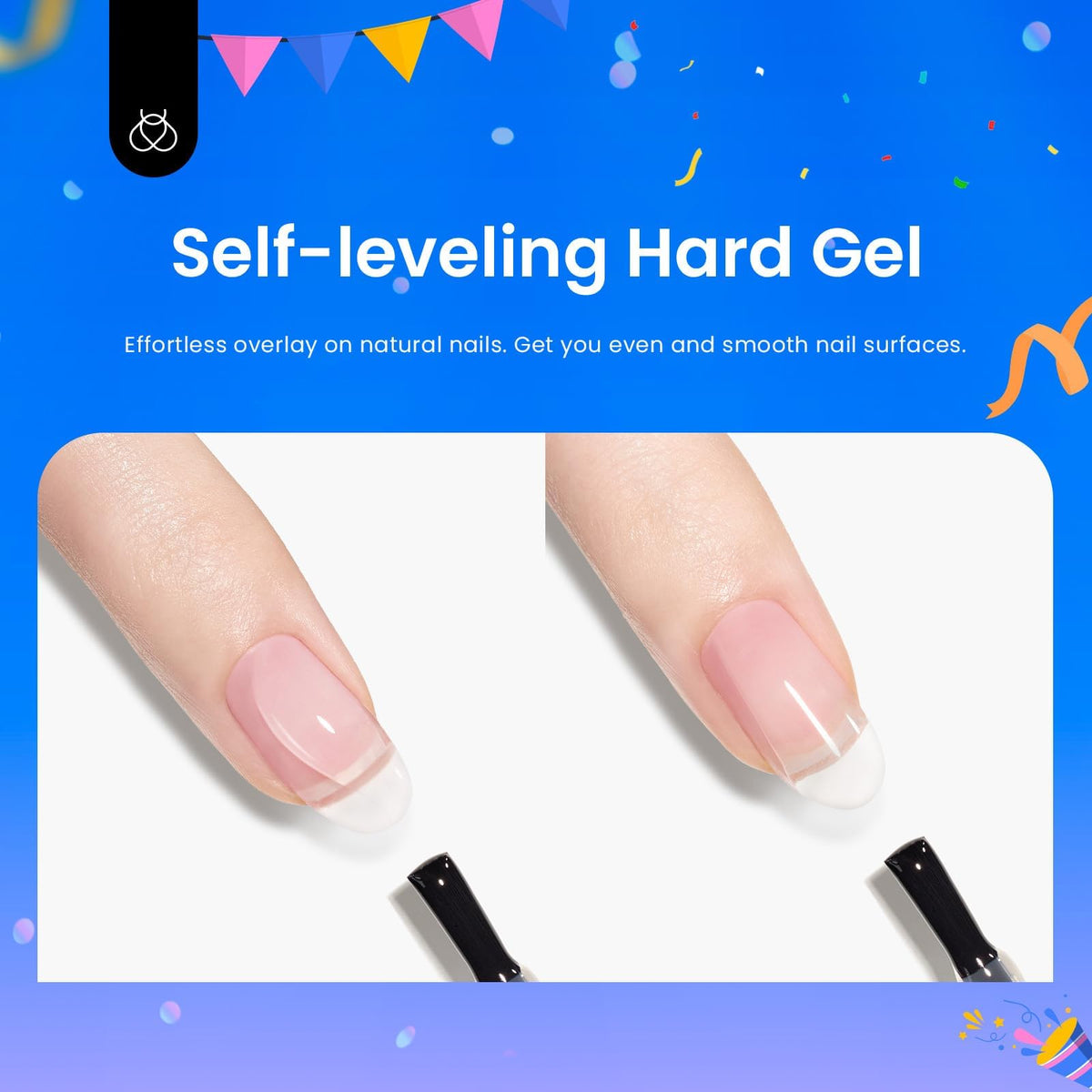 beetles Gel Polish Nail Glue with brush applicator