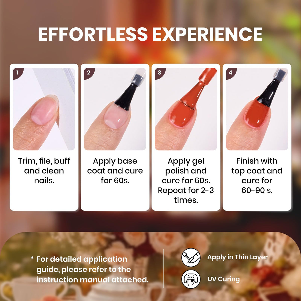 beetles Gel Polish nail polish bottles arranged
