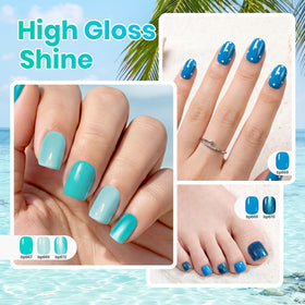 beetles Gel Polish nail polish set with gradient colours