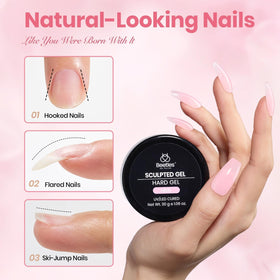 beetles Gel Polish nail tips and accessories layout
