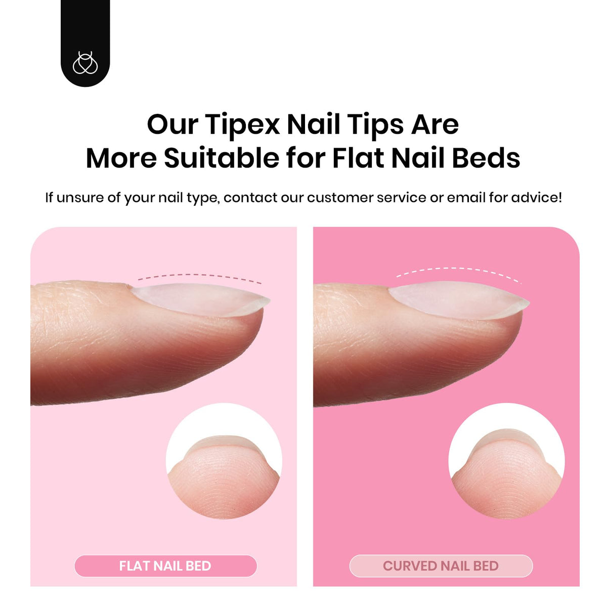 beetles Gel Polish nail tips application process