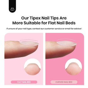 beetles Gel Polish nail tips application process
