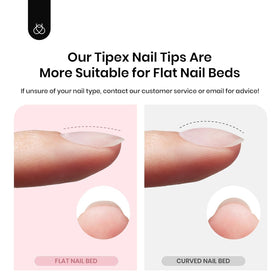 beetles Gel Polish nail tips displayed on a manicure table