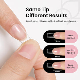 beetles Gel Polish Nail Tips in a lifestyle setting