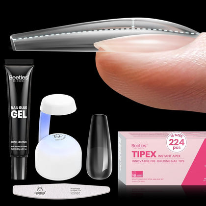 beetles Gel Polish Nail Tips Kit 224pcs front view