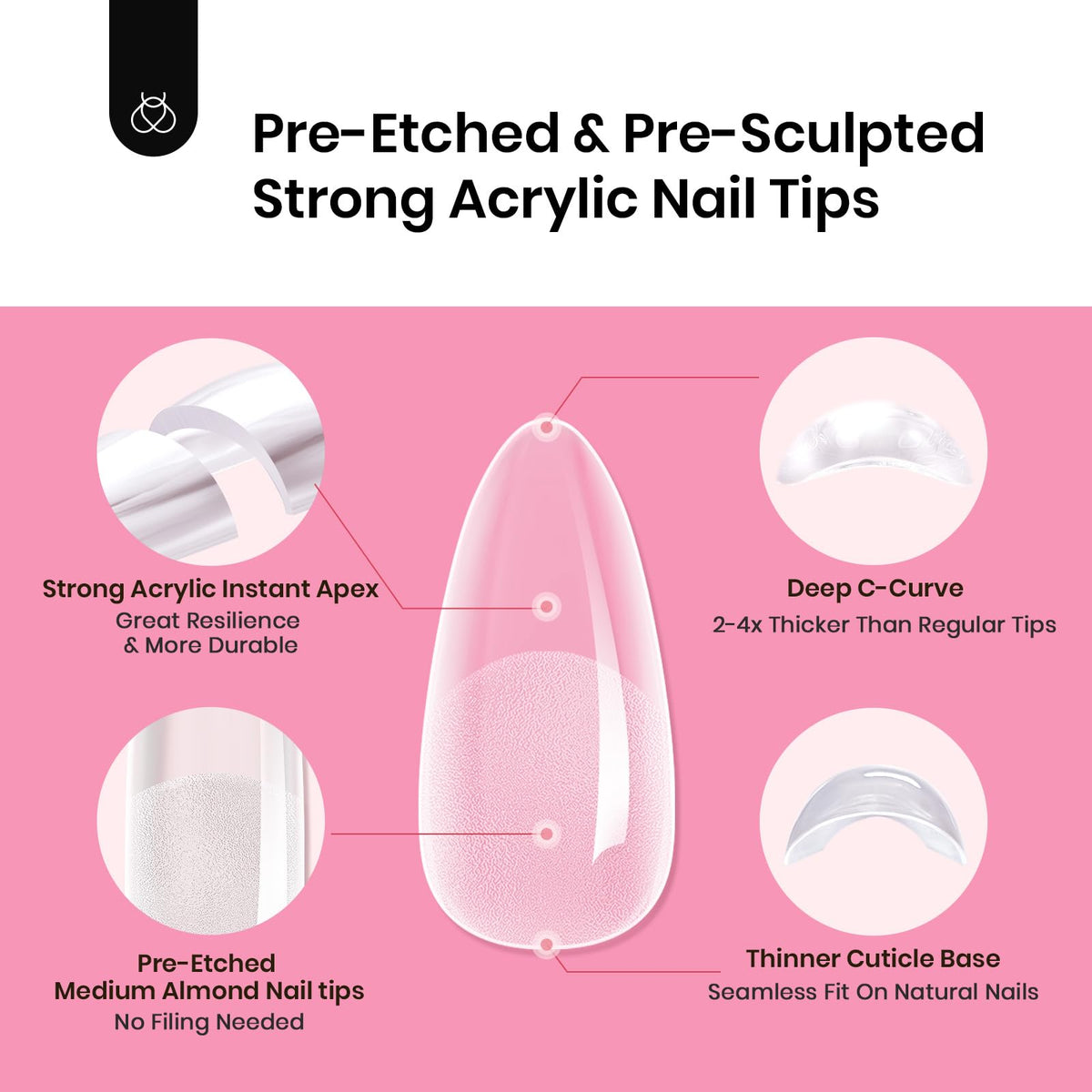 beetles Gel Polish nail tips kit contents laid out