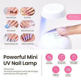 beetles Gel Polish Nail Tips Kit in lifestyle setting