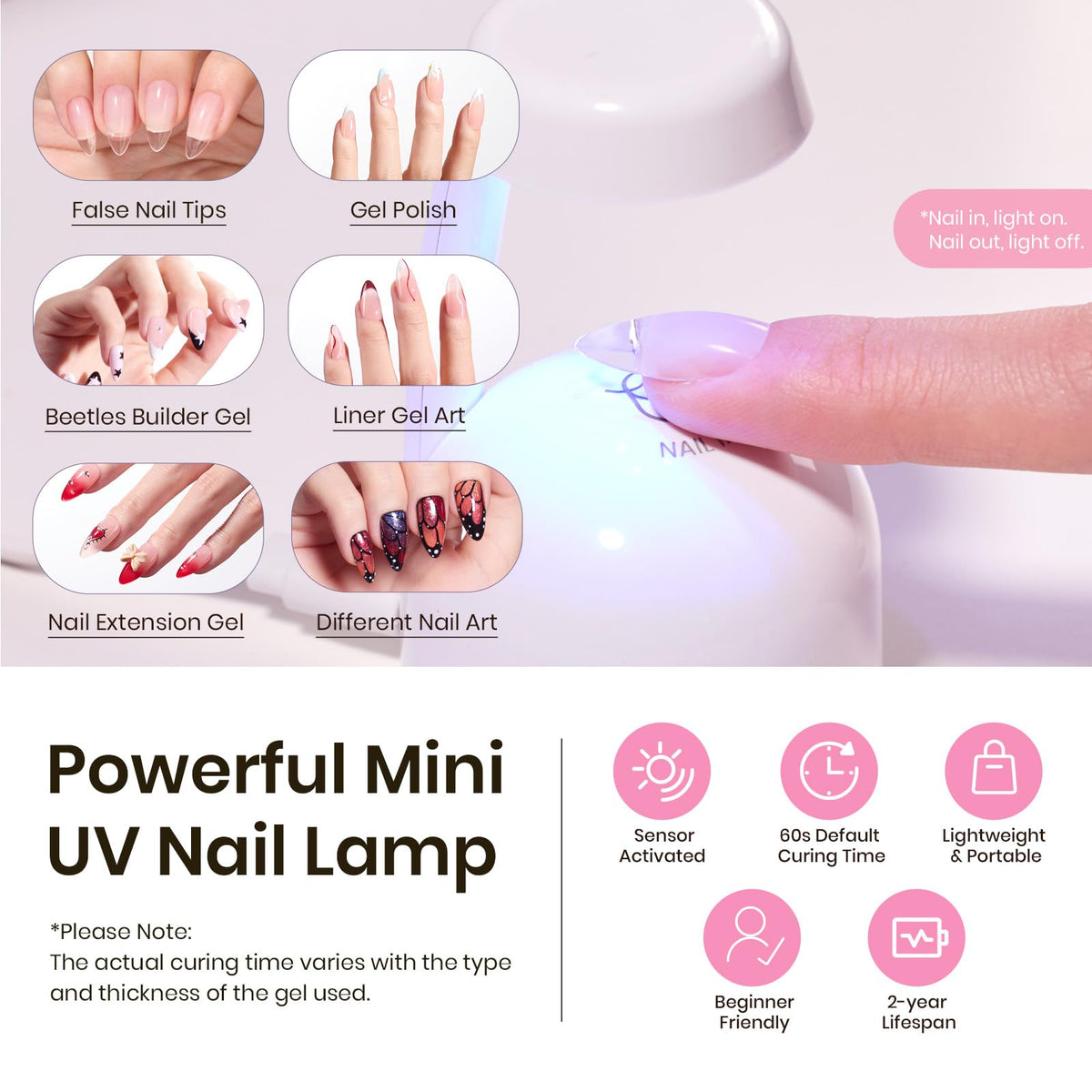 beetles Gel Polish nail tips kit packaging