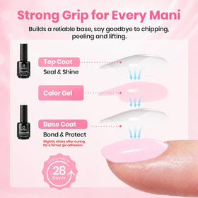 beetles Gel Polish Nail Tips Kit packaging details