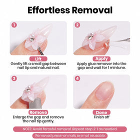 beetles Gel Polish Nail Tips Kit packaging with product details