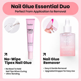 beetles Gel Polish Nail Tips Kit short almond nails in various sizes