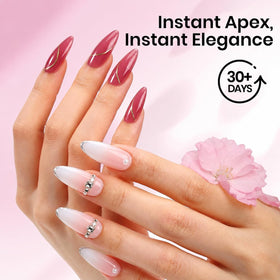 beetles Gel Polish Nail Tips Kit showing medium stiletto nail tips