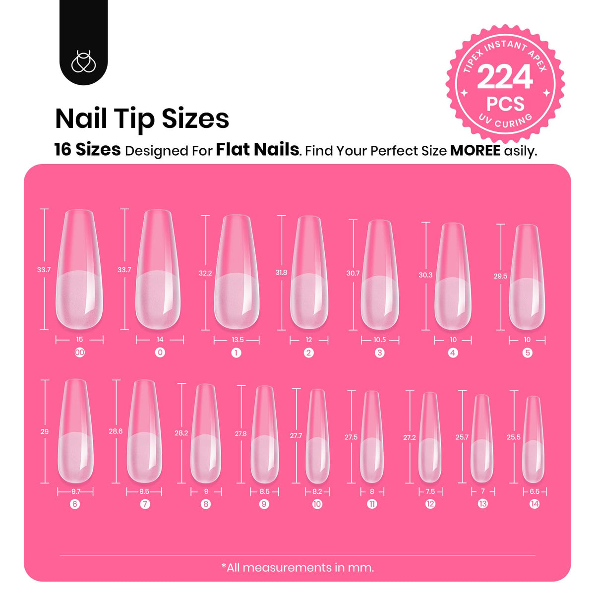 beetles Gel Polish Nail Tips Kit with mini UV lamp