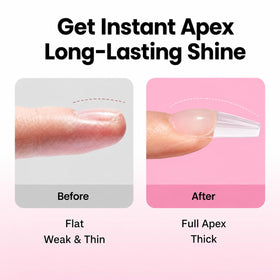 beetles Gel Polish nail tips with reinforced apex shape