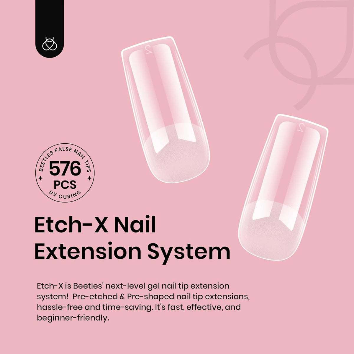 beetles Gel Polish Nail Tips with tools for nail care