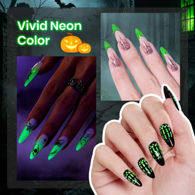 beetles Gel Polish Neon Green Gel Nail Polish bottle dimensions