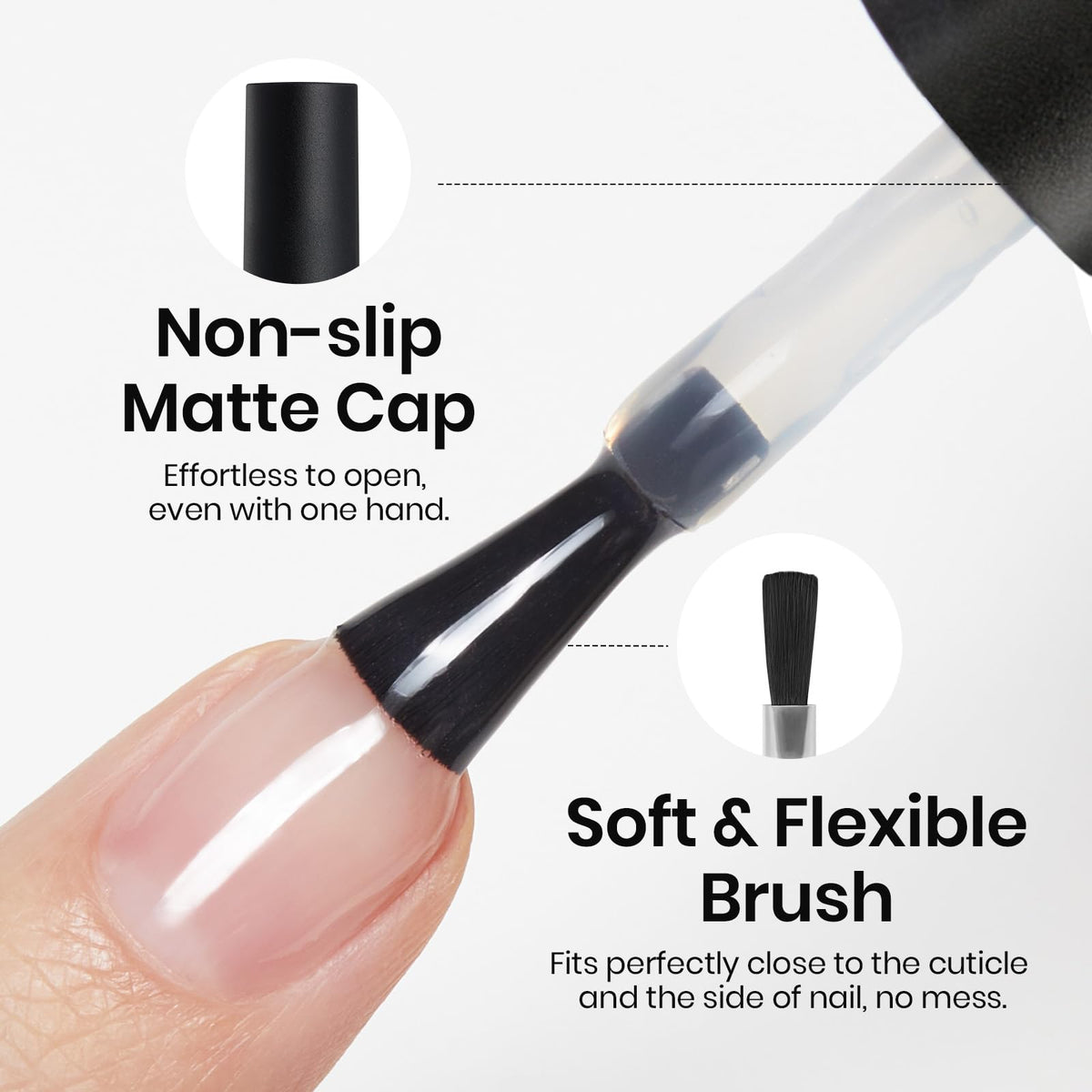 beetles Gel Polish No Wipe Gel Base Coat 15ml packaging