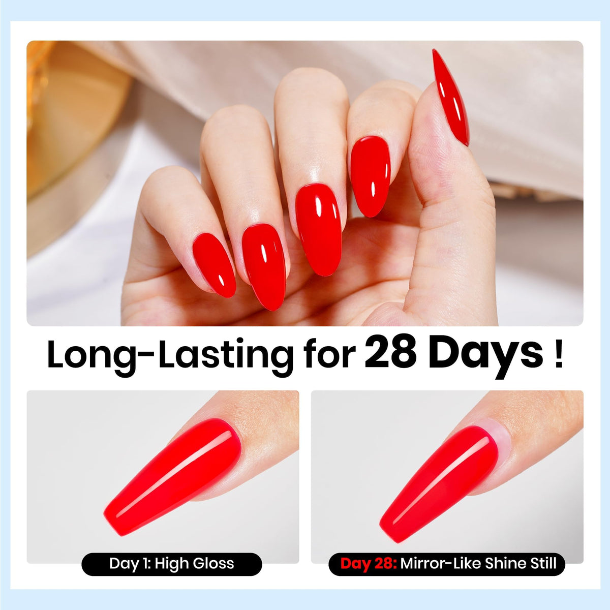 beetles Gel Polish No Wipe Top Coat 15ml application on nails