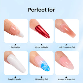 beetles Gel Polish No Wipe Top Coat 15ml with nail tools