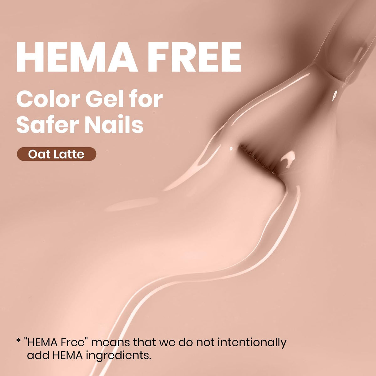 beetles Gel Polish Nude Brown Gel Polish 15ML bottle with label