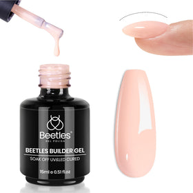 beetles Gel Polish Nude Builder Gel 15ml front view