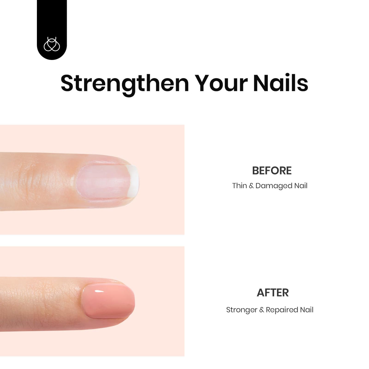 beetles Gel Polish Nude Color Base Gel Polish 15ml swatch on nails