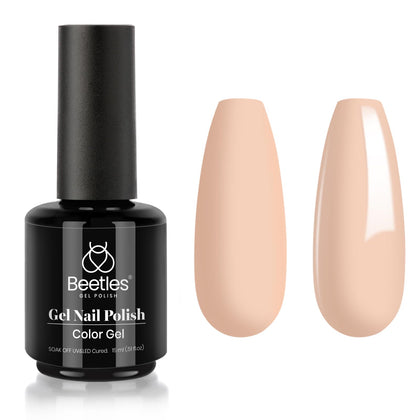 beetles Gel Polish Nude Donut 15ML bottle front view