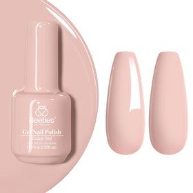 beetles Gel Polish Nude Gel Nail Polish 15ML bottle front view