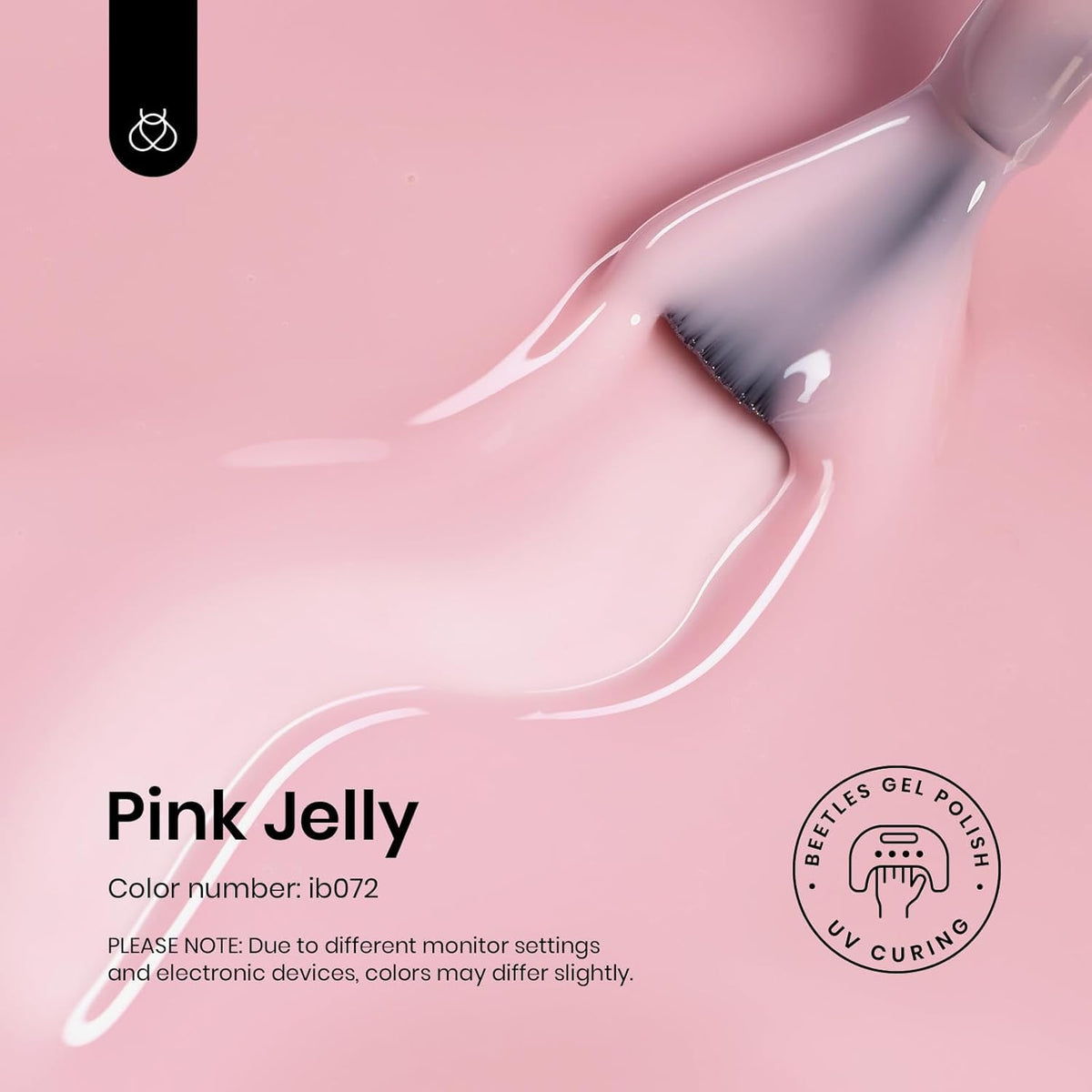 beetles Gel Polish Nude Pink Gel Nail Polish 15ml bottle with cap