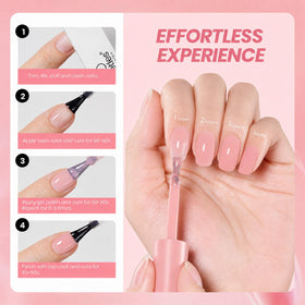 beetles Gel Polish Nude Pink Gel Nail Polish 15ml lifestyle shot