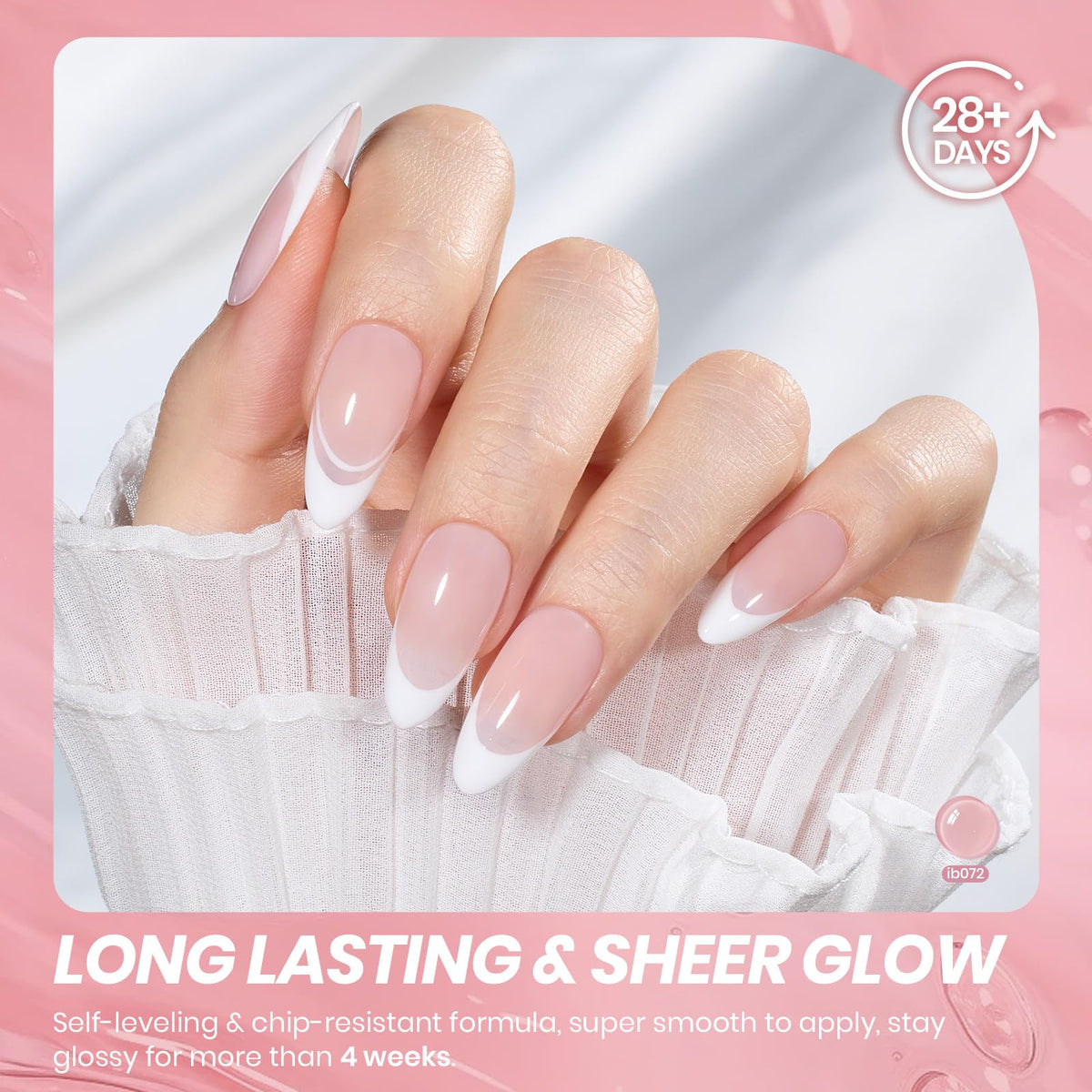 beetles Gel Polish Nude Pink Gel Nail Polish 15ml packaging