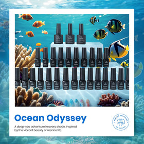 beetles Gel Polish Ocean Odyssey Base and Top Coats