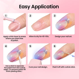 beetles Gel Polish Odorless Liquid Latex bottles on a nail art table