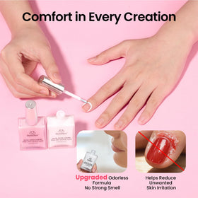 beetles Gel Polish Odorless Liquid Latex bottles with applicator stick