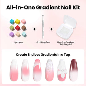beetles Gel Polish Ombre Nail Sponge close-up