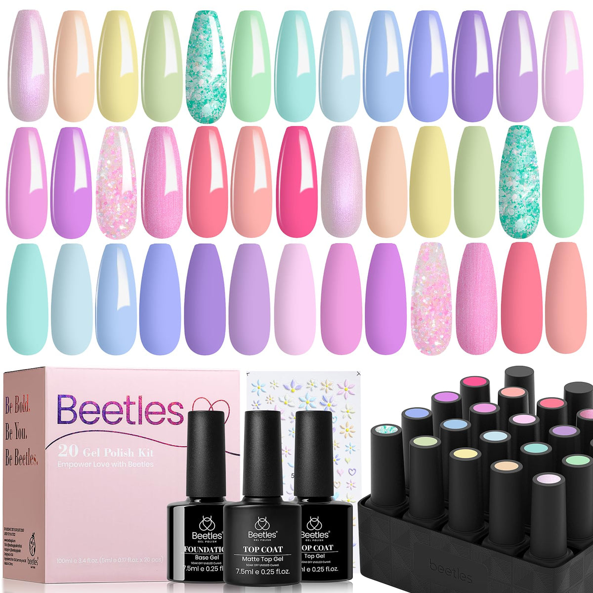 beetles Gel Polish packaging and product overview