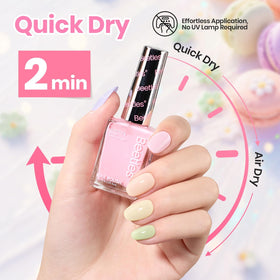 beetles Gel Polish pastel green nail polish bottle