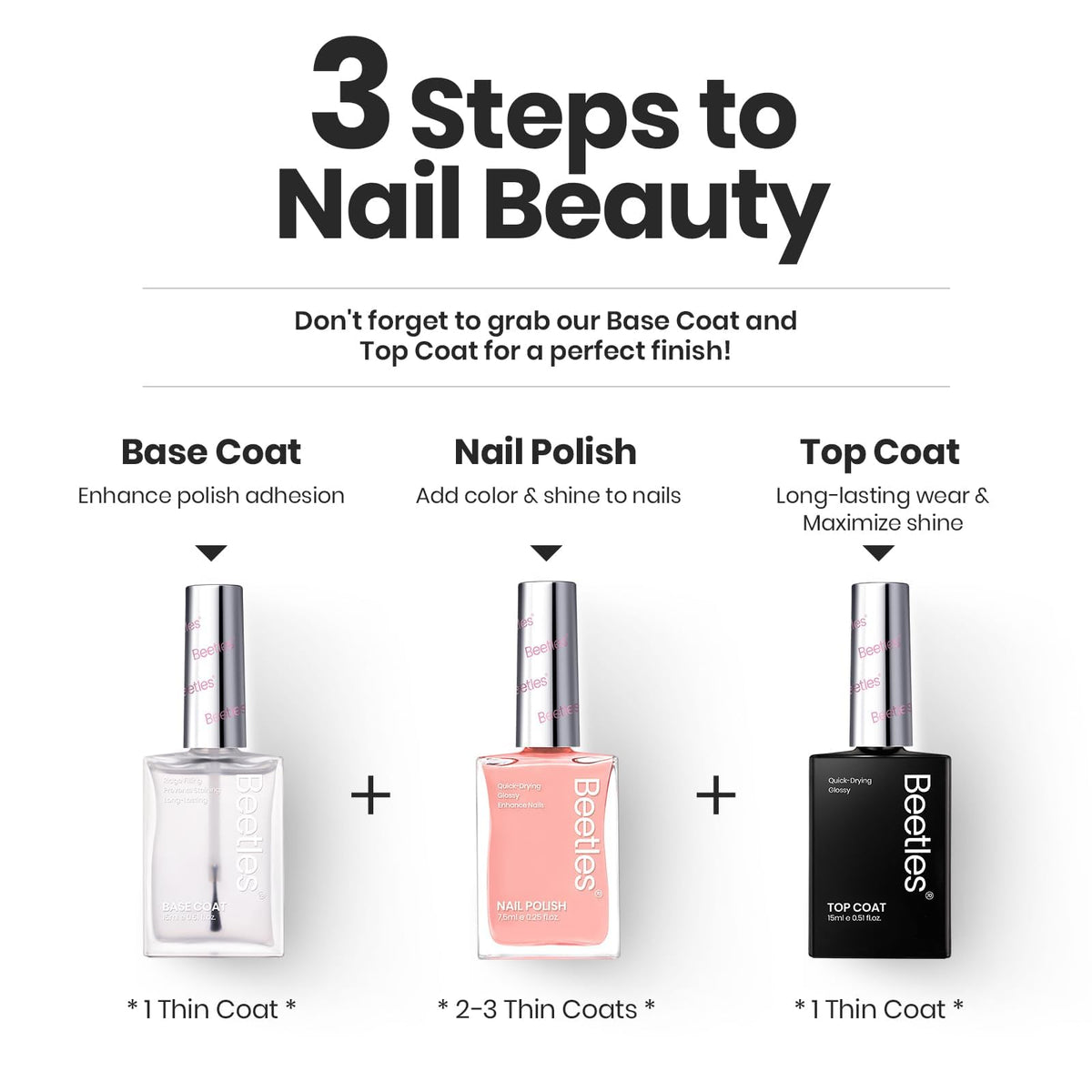 beetles Gel Polish Pastel Nail Polish Set packaging