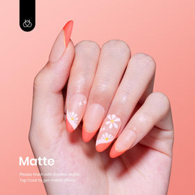beetles Gel Polish Peachy Orange gel polish texture