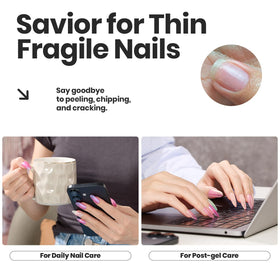 beetles Gel Polish Pearl Nail Polish in purple shade close-up