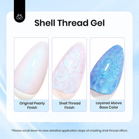 beetles Gel Polish Pearl White Gel Nail Polish 15ML with shimmer effect