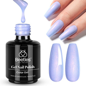 beetles Gel Polish Periwinkle Gel Nail Polish 15ml bottle front view