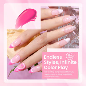 beetles Gel Polish Pink Gel Nail Polish application scene