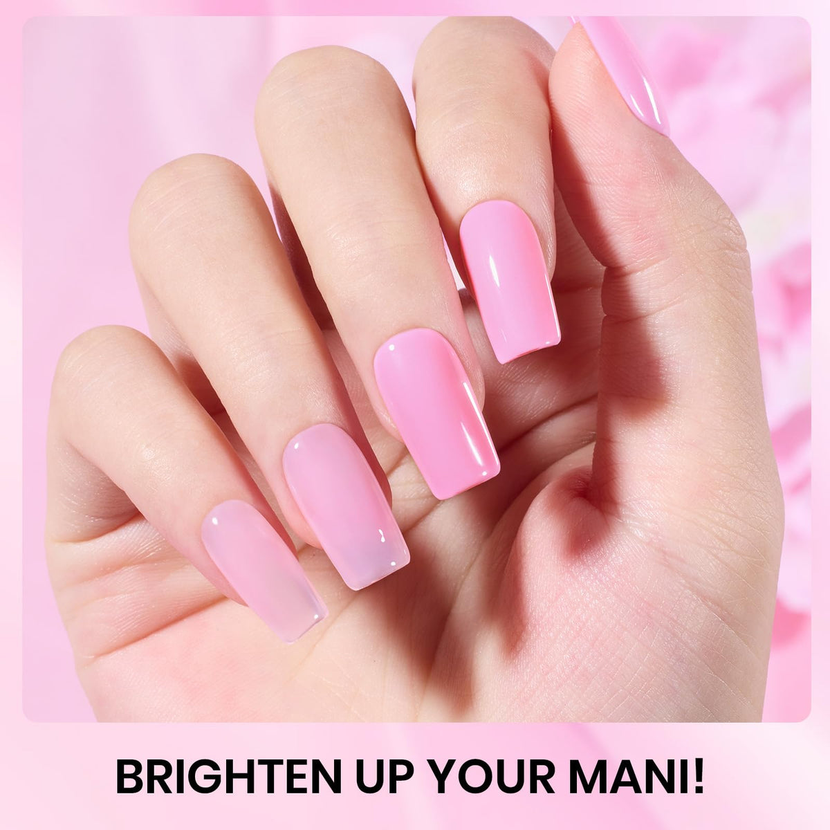 beetles Gel Polish Pink Gel Nail Polish set packaging