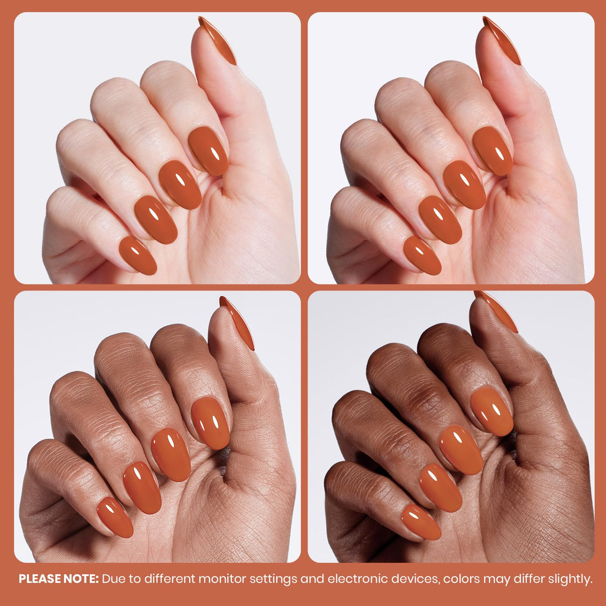 beetles Gel Polish Pumpkin Burnt Orange 15ML packaging