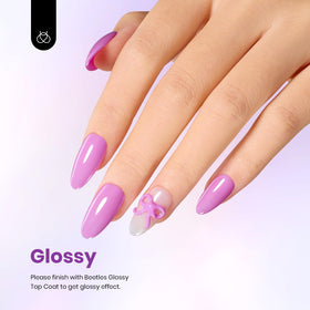 beetles Gel Polish Purple Gel Nail Polish 15ml with brush