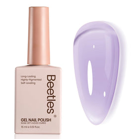 beetles Gel Polish Purple Jelly Gel Nail Polish front view 15ML